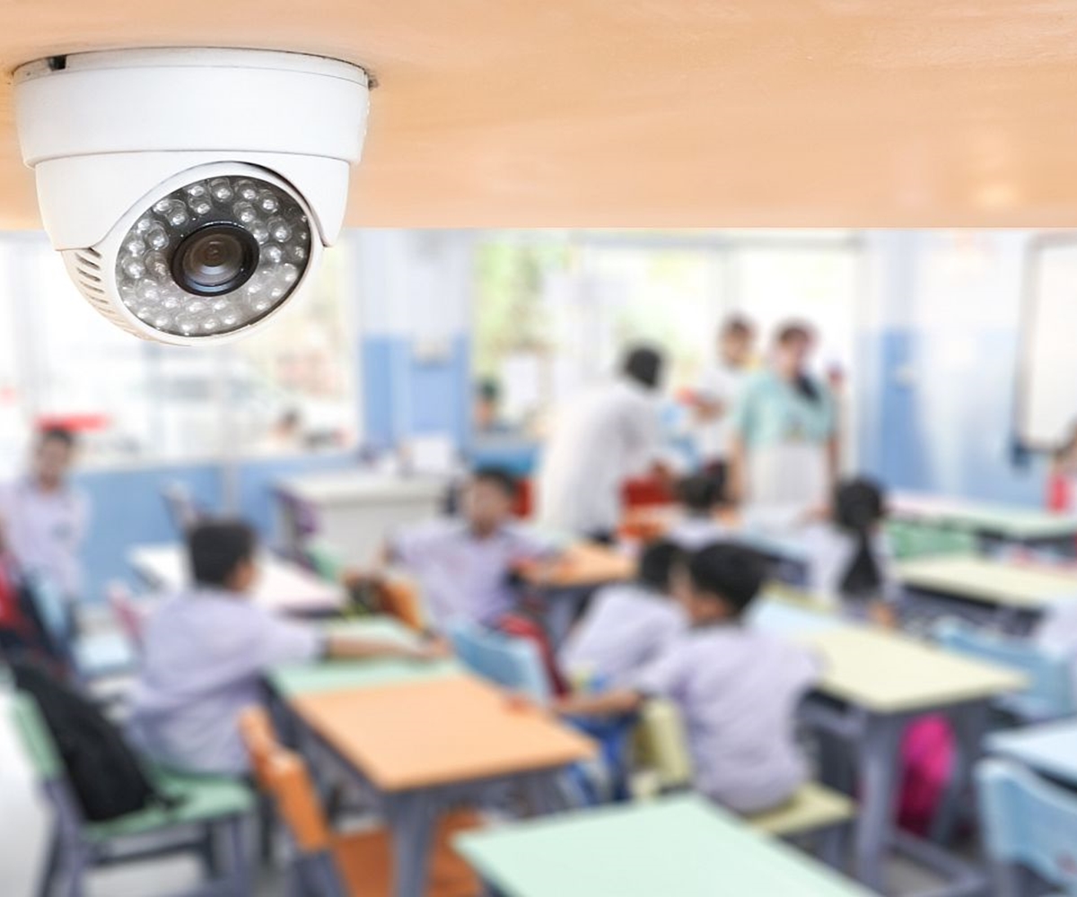 CCTV security service for school building in gurgaon